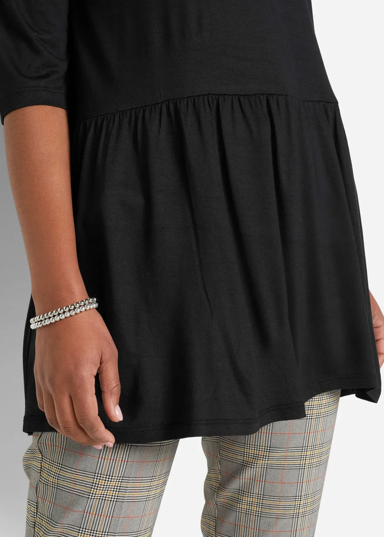 bonprix T-shirt long avec volant|Femme T-Shirts & Tops