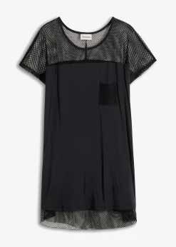 Femme bonprix Vêtements De Plage|T-shirt long de plage en viscose