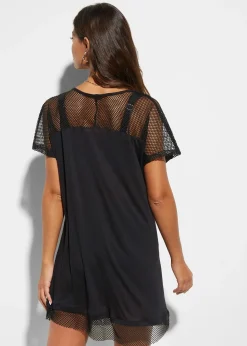 Femme bonprix Vêtements De Plage|T-shirt long de plage en viscose