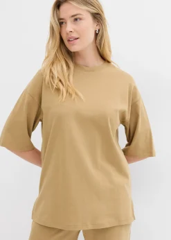 Femme bonprix Deux Pièces & Ensembles|T-Shirts & Tops|T-shirt long en interlock