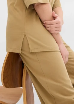 Femme bonprix Deux Pièces & Ensembles|T-Shirts & Tops|T-shirt long en interlock