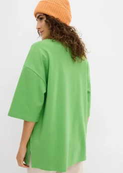 bonprix T-shirt long en interlock|Femme Deux Pièces & Ensembles|T-Shirts & Tops