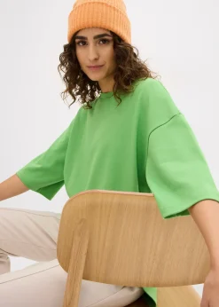 bonprix T-shirt long en interlock|Femme Deux Pièces & Ensembles|T-Shirts & Tops