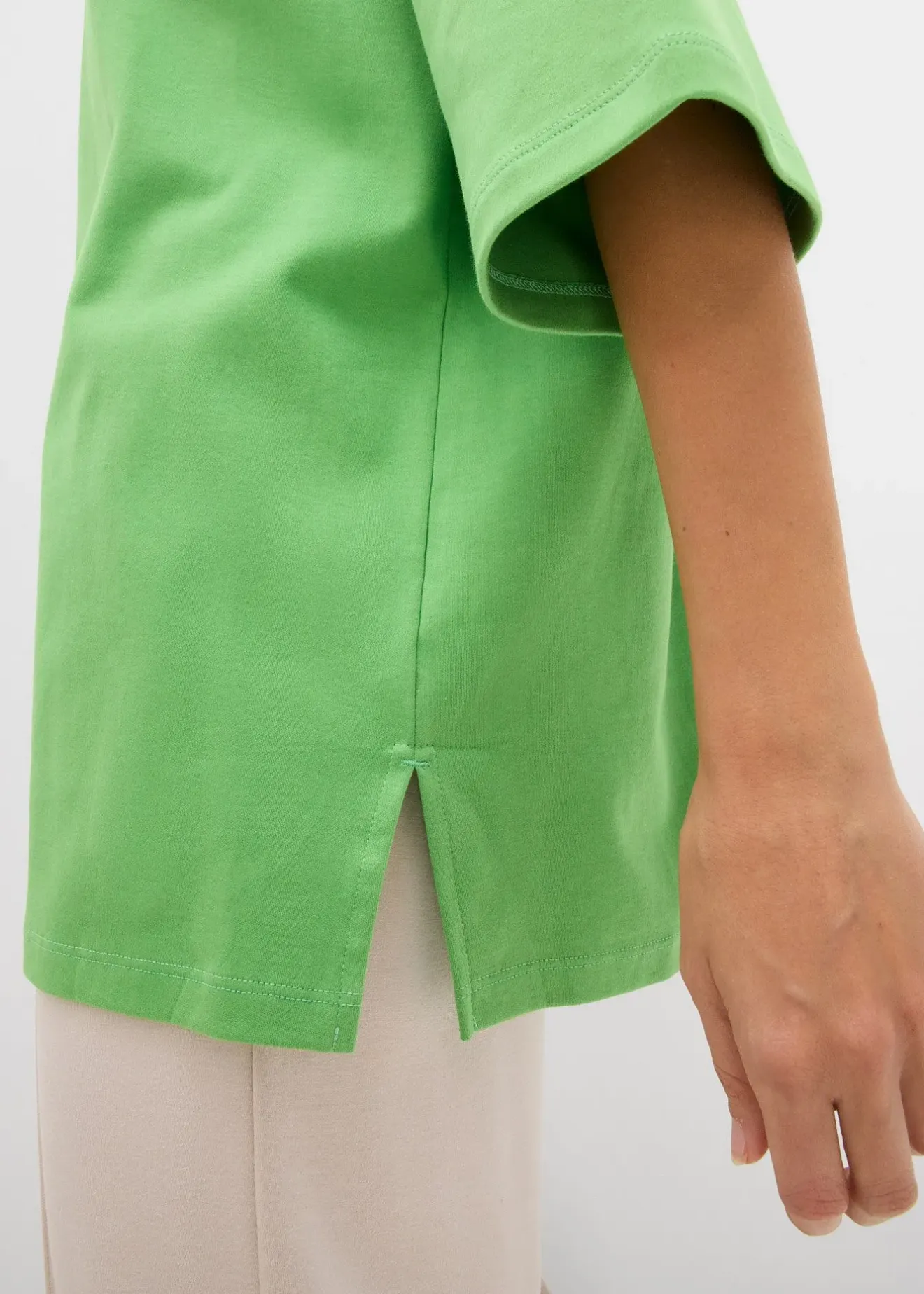 bonprix T-shirt long en interlock|Femme Deux Pièces & Ensembles|T-Shirts & Tops