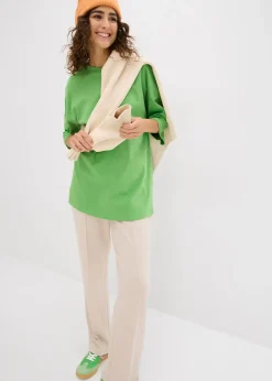 bonprix T-shirt long en interlock|Femme Deux Pièces & Ensembles|T-Shirts & Tops