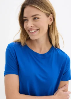 Femme bonprix Basiques|T-Shirts & Tops|T-shirt long en viscose douce