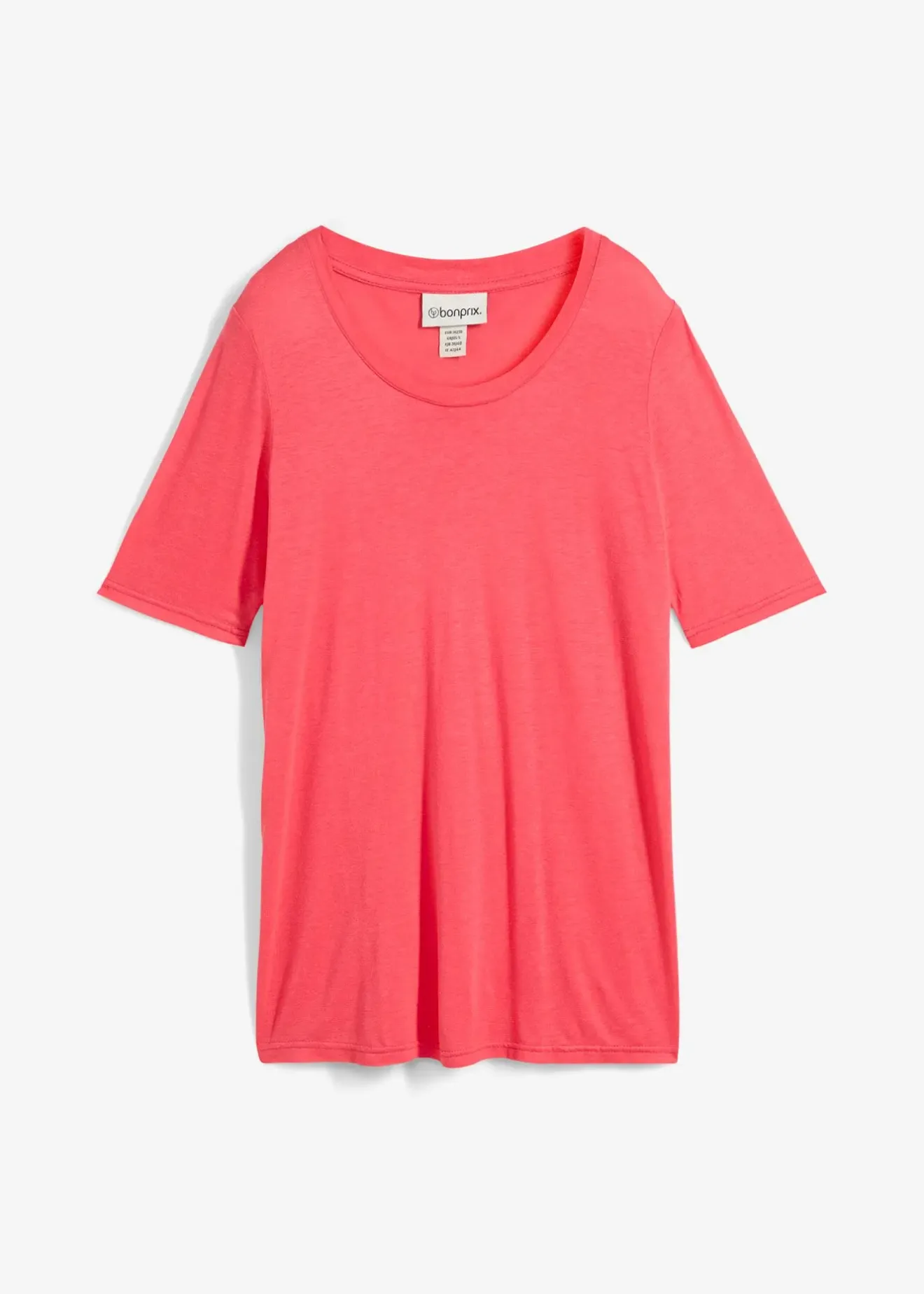 bonprix T-shirt long en viscose douce|Femme Basiques|T-Shirts & Tops