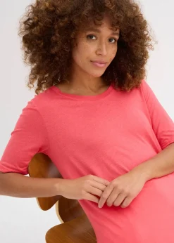bonprix T-shirt long en viscose douce|Femme Basiques|T-Shirts & Tops