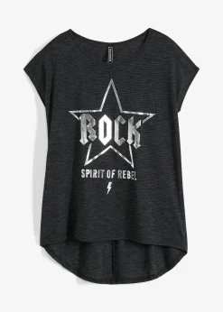 Femme bonprix T-Shirts & Tops|T-shirt long en viscose mélangée