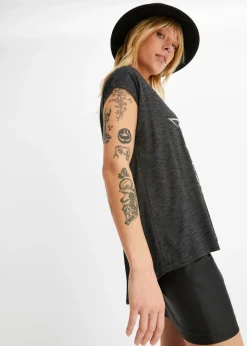 Femme bonprix T-Shirts & Tops|T-shirt long en viscose mélangée