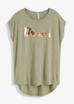 Femme bonprix T-Shirts & Tops|T-shirt long en viscose mélangée