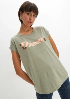 Femme bonprix T-Shirts & Tops|T-shirt long en viscose mélangée