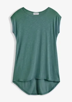 bonprix T-shirt long en viscose mélangée|Femme T-Shirts & Tops