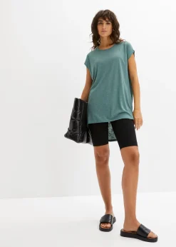 bonprix T-shirt long en viscose mélangée|Femme T-Shirts & Tops