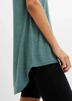 bonprix T-shirt long en viscose mélangée|Femme T-Shirts & Tops