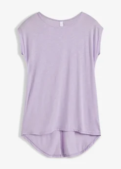 bonprix T-shirt long en viscose mélangée|Femme T-Shirts & Tops