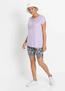 bonprix T-shirt long en viscose mélangée|Femme T-Shirts & Tops