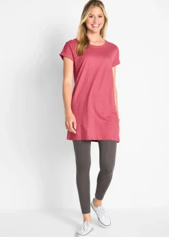 Femme bonprix Basiques|T-Shirts & Tops|T-shirt long et boxy à manches courtes