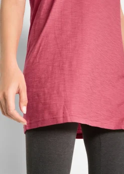 Femme bonprix Basiques|T-Shirts & Tops|T-shirt long et boxy à manches courtes