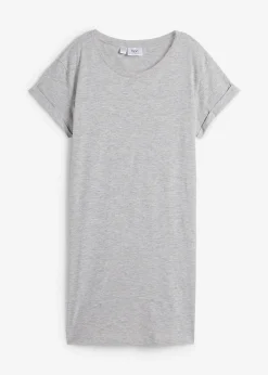 Femme bonprix Basiques|T-Shirts & Tops|T-shirt long et boxy à manches courtes