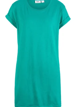 Femme bonprix Basiques|T-Shirts & Tops|T-shirt long et boxy à manches courtes