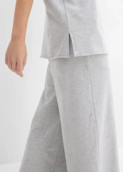 Femme bonprix Sweats|T-shirt long sweat 100% coton