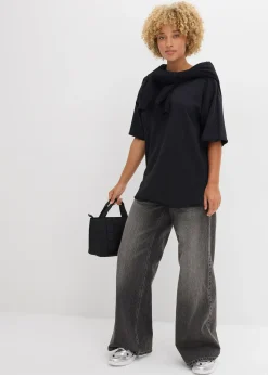 Femme bonprix Sweats|T-shirt long sweat 100% coton