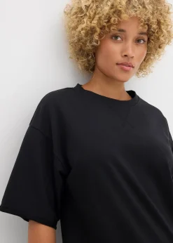 Femme bonprix Sweats|T-shirt long sweat 100% coton