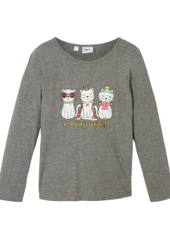 Enfant bonprix Vêtements Enfant|Filles 9-16 Ans·T-Shirts & Chemisiers|T-shirt manches longues
