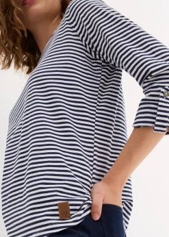 bonprix T-shirt manches longues 100% coton|Femme T-Shirts & Tops