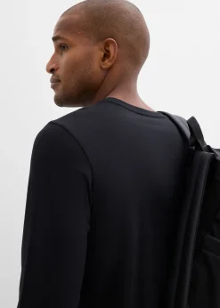 bonprix T-shirt manches longues 100% coton|Homme T-Shirts & Polos