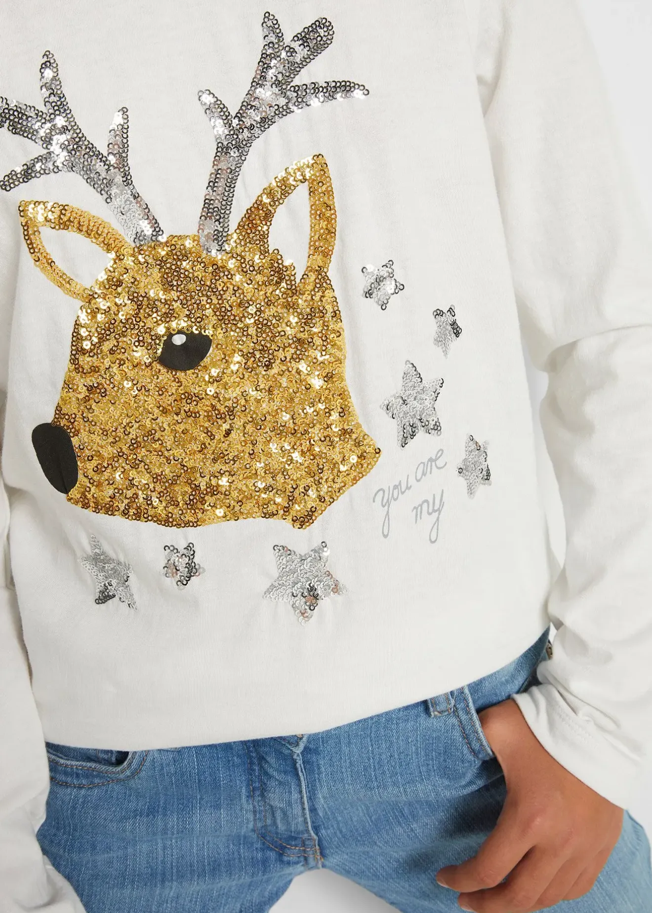 Enfant bonprix Vêtements Enfant|Filles 9-16 Ans·T-Shirts & Chemisiers|T-shirt manches longues 100% coton