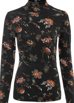 bonprix T-shirt manches longues à col roulé|Femme T-Shirts & Tops