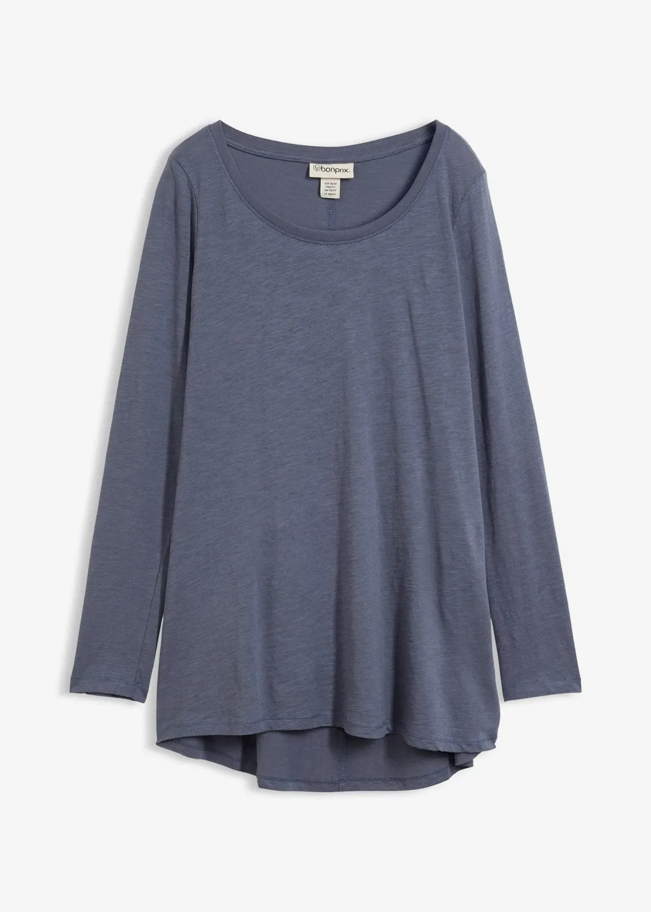 bonprix T-shirt manches longues 100% coton|Femme T-Shirts & Tops