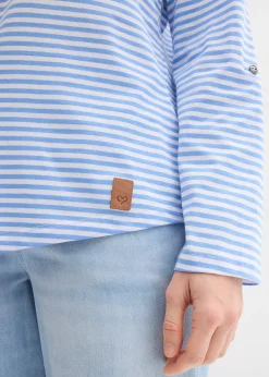 Femme bonprix T-Shirts & Tops|T-shirt manches longues 100% coton