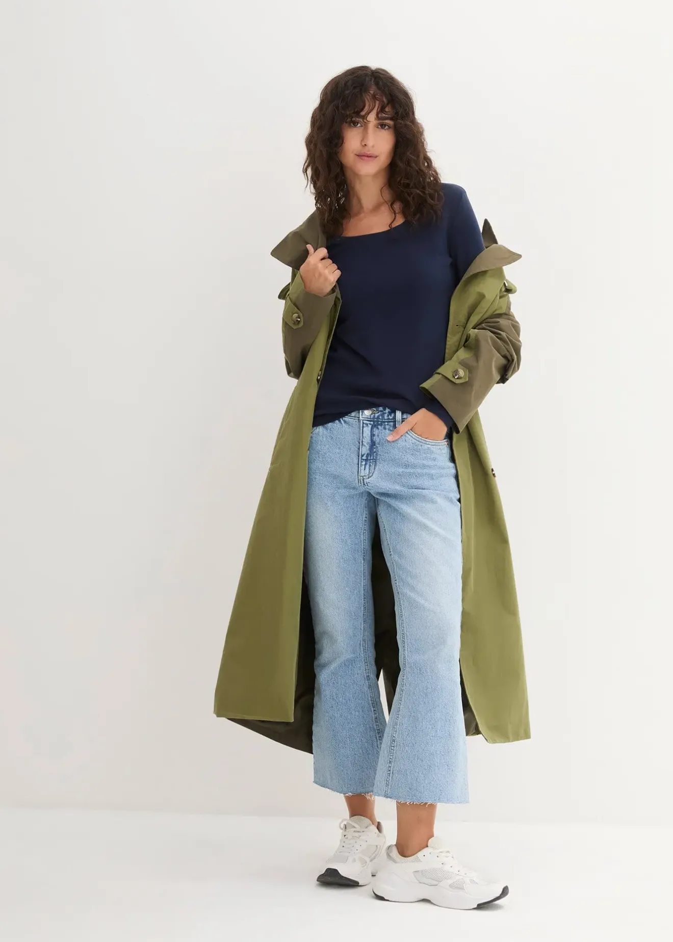 Femme bonprix Basiques|T-Shirts & Tops|T-shirt manches longues 100% coton