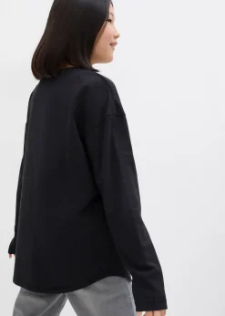 bonprix T-shirt manches longues 100% coton|Enfant Vêtements Enfant|Filles 9-16 Ans·T-Shirts & Chemisiers