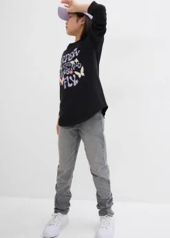 bonprix T-shirt manches longues 100% coton|Enfant Vêtements Enfant|Filles 9-16 Ans·T-Shirts & Chemisiers