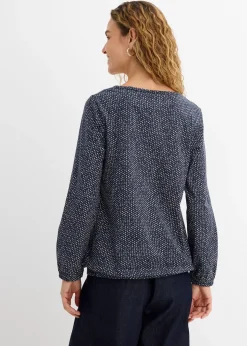 Femme bonprix T-Shirts & Tops|T-shirt manches longues 100% coton