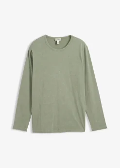 bonprix T-shirt manches longues 100% coton|Homme T-Shirts & Polos