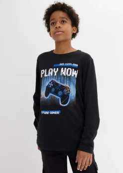 bonprix T-shirt manches longues 100% coton|Enfant Vêtements Enfant|Garçons 9-16 Ans·T-Shirts