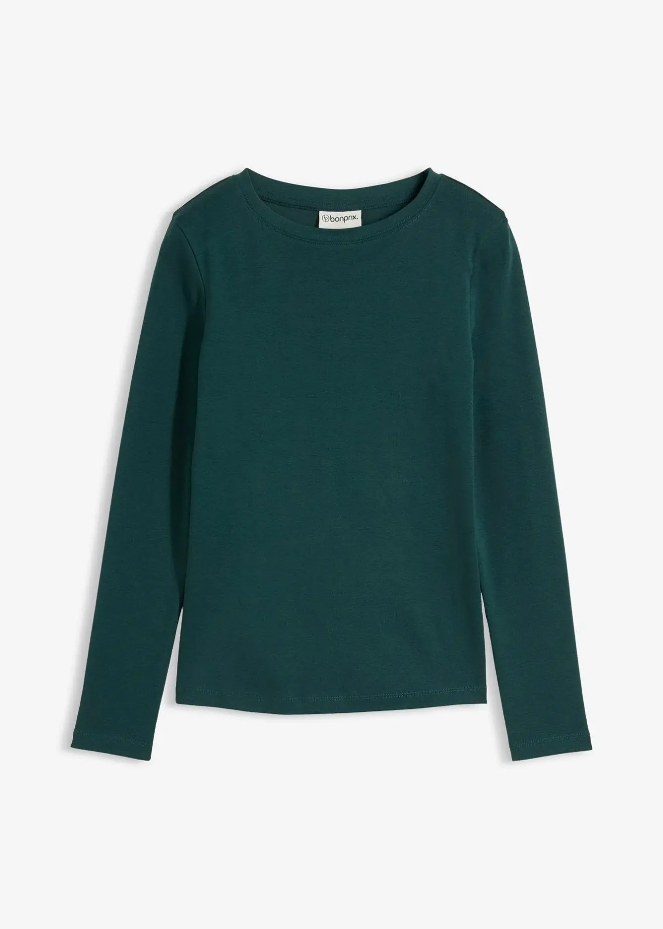 Femme bonprix Basiques|T-shirt manches longues 100% coton