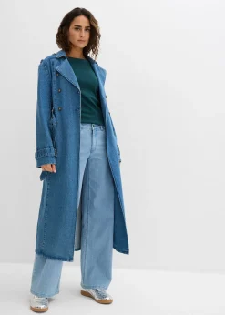 Femme bonprix Basiques|T-shirt manches longues 100% coton