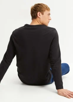 Homme bonprix T-Shirts & Polos|T-shirt manches longues 100% coton