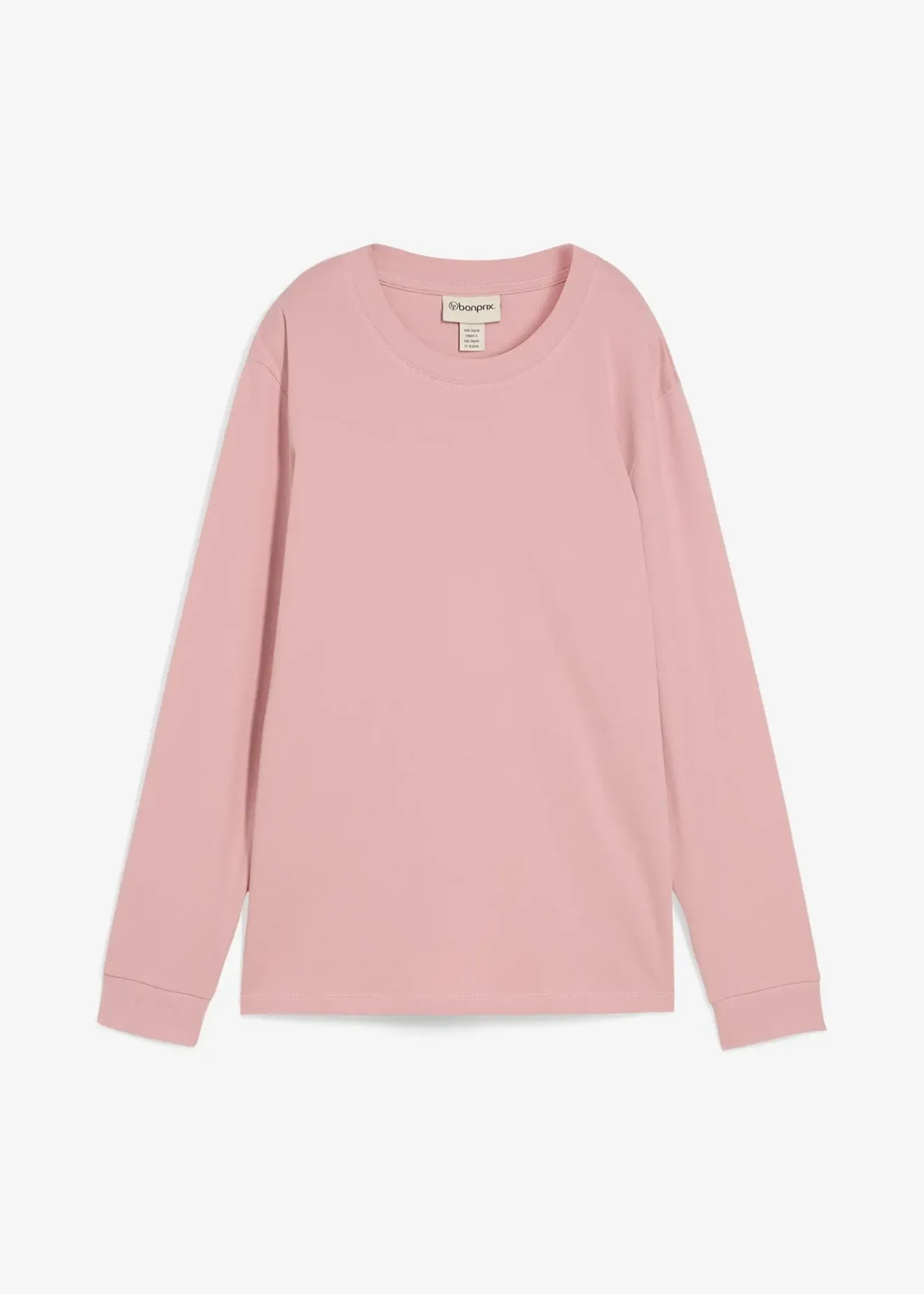 bonprix T-shirt manches longues 100% coton|Femme Basiques|T-Shirts & Tops