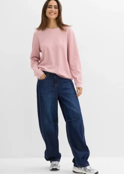 bonprix T-shirt manches longues 100% coton|Femme Basiques|T-Shirts & Tops