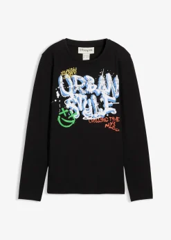 Enfant bonprix Vêtements Enfant|Garçons 9-16 Ans·T-Shirts|T-shirt manches longues 100% coton