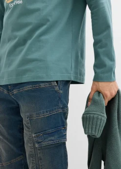 Homme bonprix T-Shirts & Polos|T-shirt manches longues 100% coton