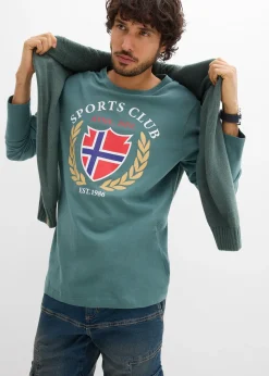 Homme bonprix T-Shirts & Polos|T-shirt manches longues 100% coton