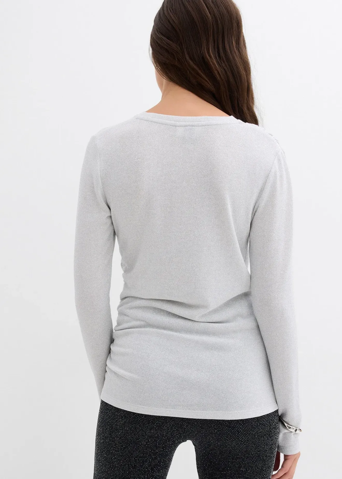 Femme bonprix T-Shirts & Tops|T-shirt manches longues à fronces